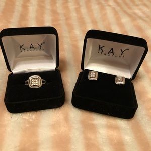 Kay Jewelers Ring & Earring Set